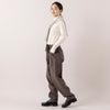 モデル身長163cm,WHITE MAILSのタートルネック|Healthknitのクラシックフライス 長袖ハイネックハーフジップ|ROKXのCARGA PANT,https://market.e-begin.jp/products/hrt_wns0730n_lala|https://market.e-begin.jp/products/she_hea1192s_lala|https://market.e-begin.jp/products/sct_rok1193s_lala
