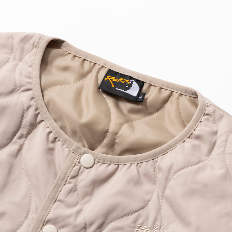 ROKX | ロックス　QUILT CARDIGAN insulated POLARTEC® POWER FILL