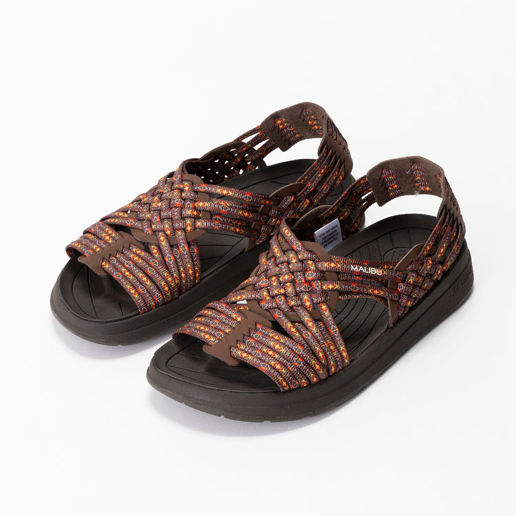 DARK BROWN NATIVE/BISON BROWN