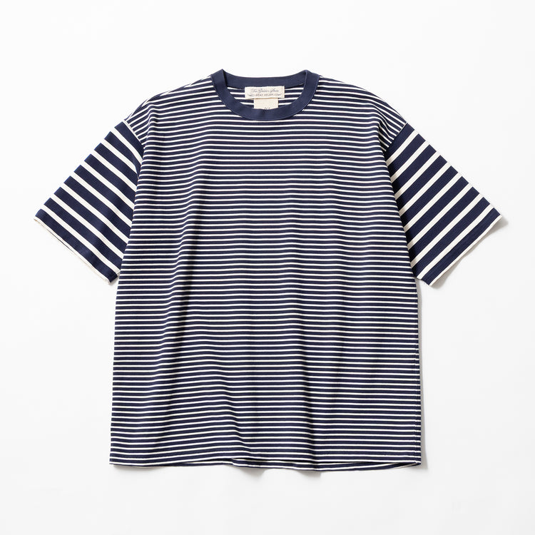 navy x white