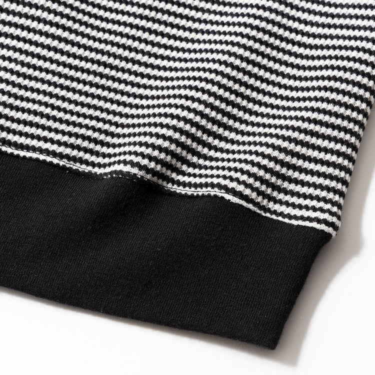 Healthknit | ヘルスニット　ベーシックワッフル リブヘムクルーネック 半袖