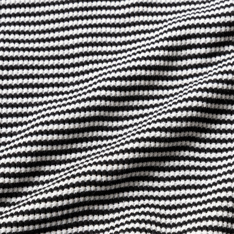 Healthknit | ヘルスニット　ベーシックワッフル リブヘムクルーネック 半袖