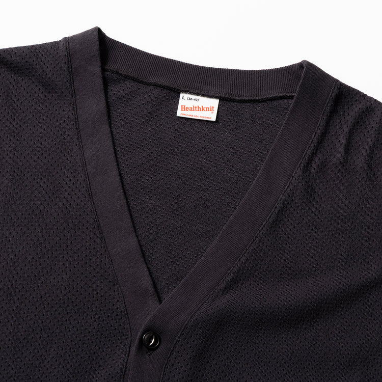 Healthknit | ヘルスニット　U.S.コットンメッシュ カーディガン長袖