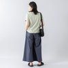 身長160cm,corailのギャザーフレアパンツ|Creedのガーメント サークルショルダー|MALIBU SANDALSのZUMA LX RECYCLED|SunKuのバンダナ,|https://market.e-begin.jp/products/etr_cor0422s_lala|https://market.e-begin.jp/products/ino_cre0401s_lala|https://market.e-begin.jp/products/sed_mls0443s_lala|https://market.e-begin.jp/products/suk_suk0497g_lala