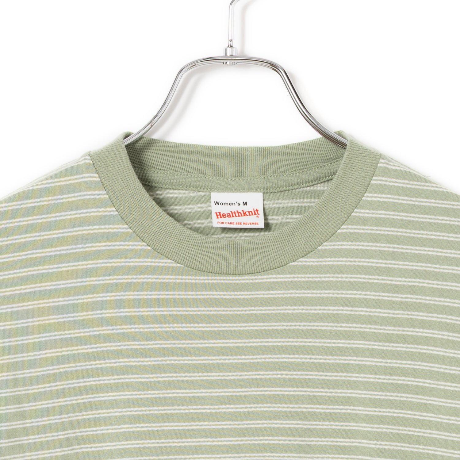 Healthknit | ヘルスニット クラシックボーダー クルーネック半袖Tシャツ
