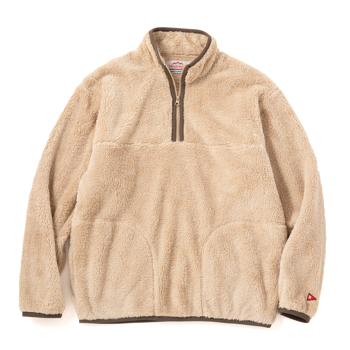 Healthknit | ヘルスニット シェルパフリース ハーフジップジャケット長袖