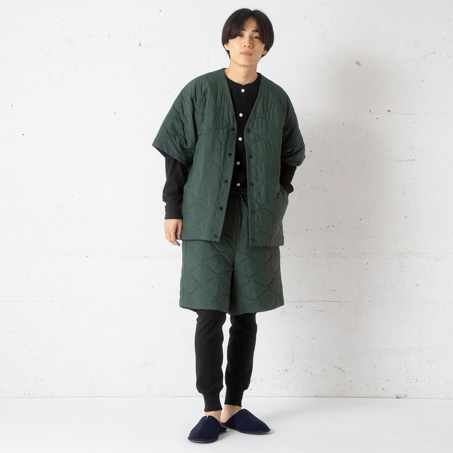 Healthknit | ヘルスニット ベーシックワッフルユニオンスーツ