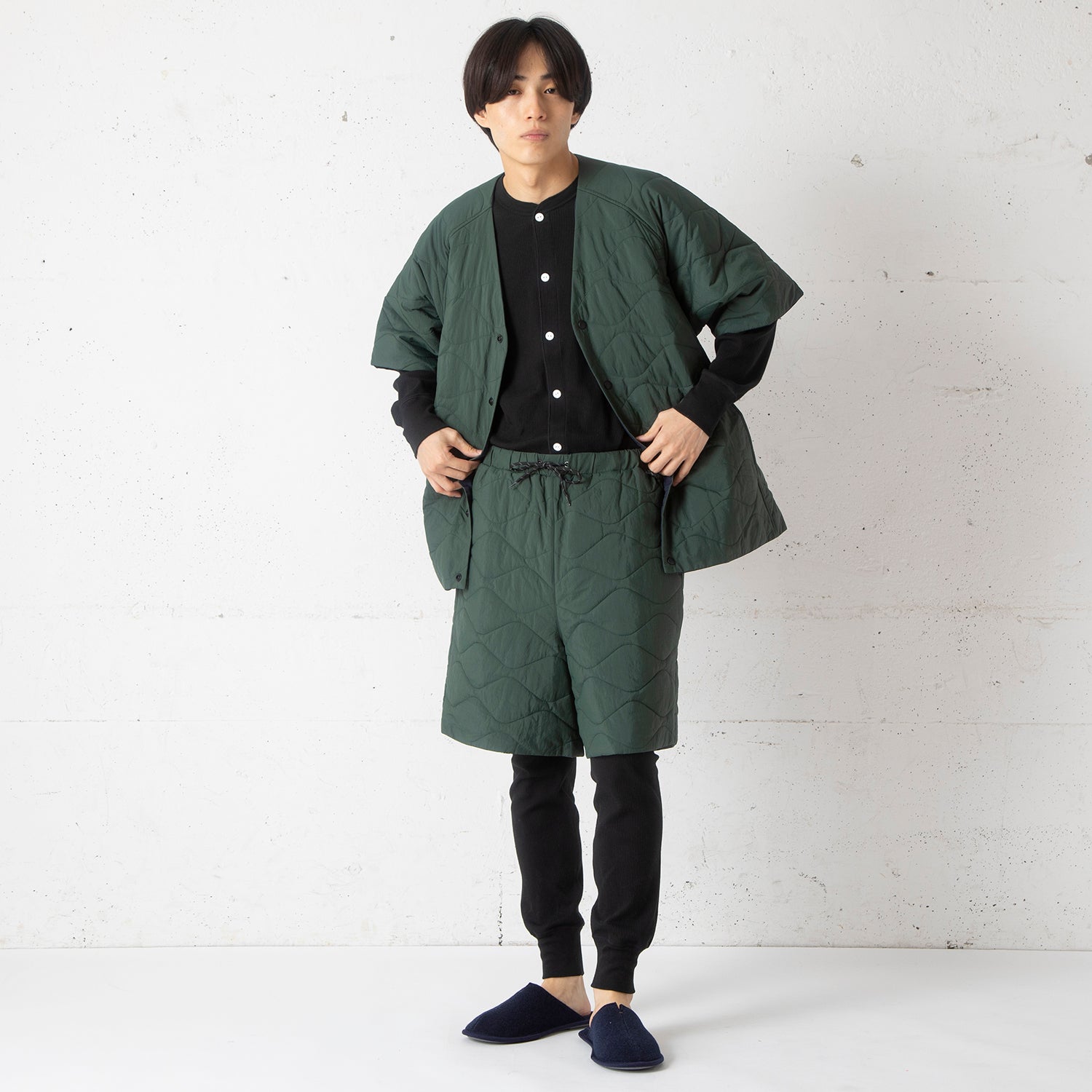 Healthknit | ヘルスニット ベーシックワッフルユニオンスーツ