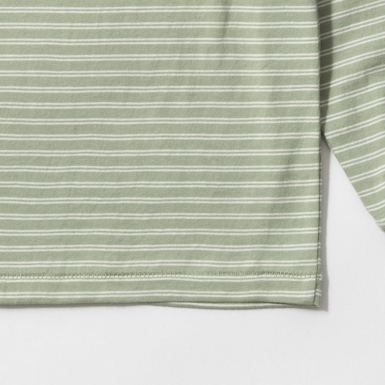 Healthknit | ヘルスニット　クラシックボーダー クルーネック長袖Tシャツ