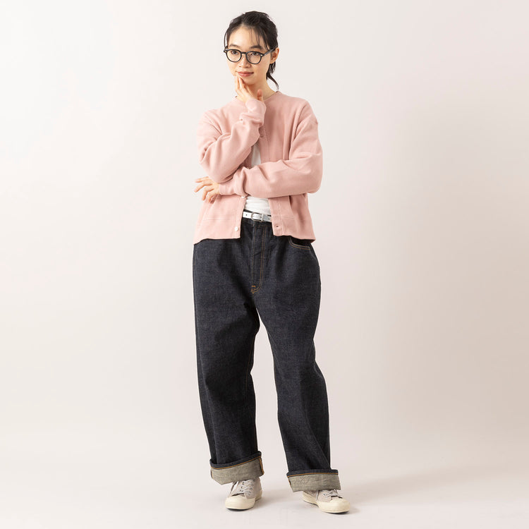 モデル身長165cm,80/40 BY SKEVEの40inch SELVEDGE DENIM（BLACK）|MoonStarのローバスケット ヴィンテージブラウン,https://market.e-begin.jp/products/sta_ske0982s_lala|https://market.e-begin.jp/products/mns_mns0387m_lala