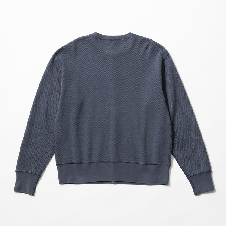 Healthknit | ヘルスニット　Begin別注 ビンテージ加工 サーマルキングラッセルハニカムカーデ