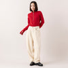 モデル身長163cm,Healthknitのクラシックフライス 長袖ハイネックハーフジップ|RNA-Nのコックさんの5ポケットパンツ,https://market.e-begin.jp/products/she_hea1192s_lala|https://market.e-begin.jp/products/tky_rnn1181s_lala