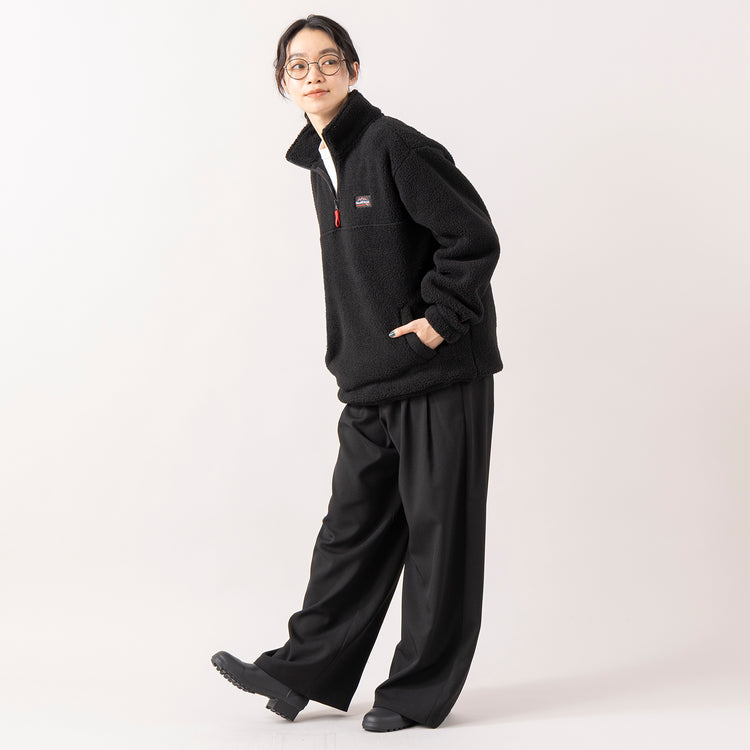 モデル身長165cm,UNIVERSAL OVERALLの2TUCK WIDE STRAIGHT PANTS,https://market.e-begin.jp/products/dre_uni1061s_lala