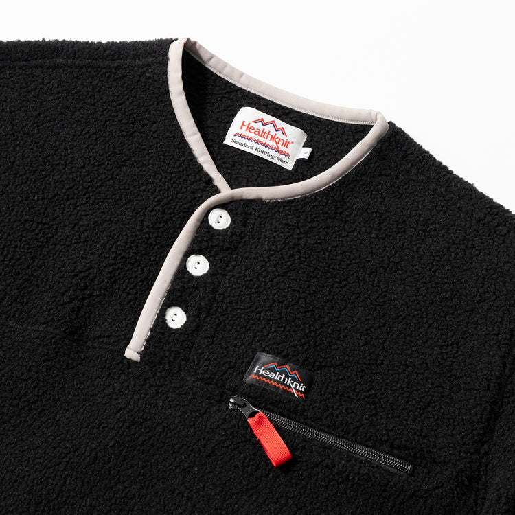 Healthknit | ヘルスニット　エクスペディション ボアフリース ヘンリーネック