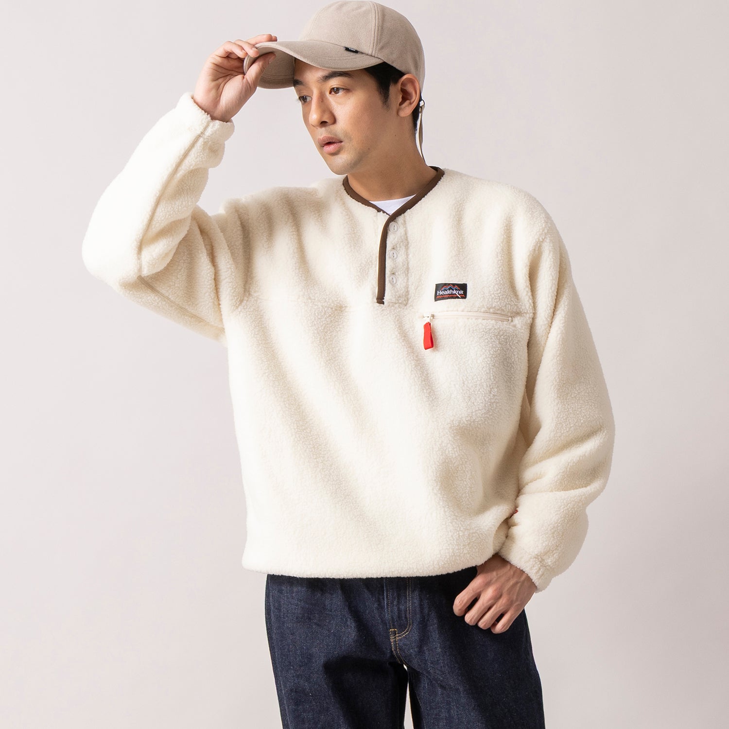 Healthknit | ヘルスニット エクスペディション ボアフリース ヘンリー