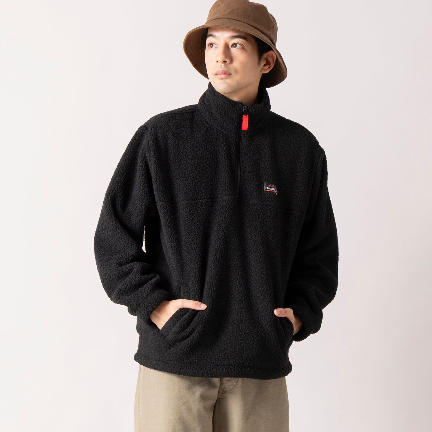 Healthknit | ヘルスニット エクスペディション ボアフリース ハーフジップ