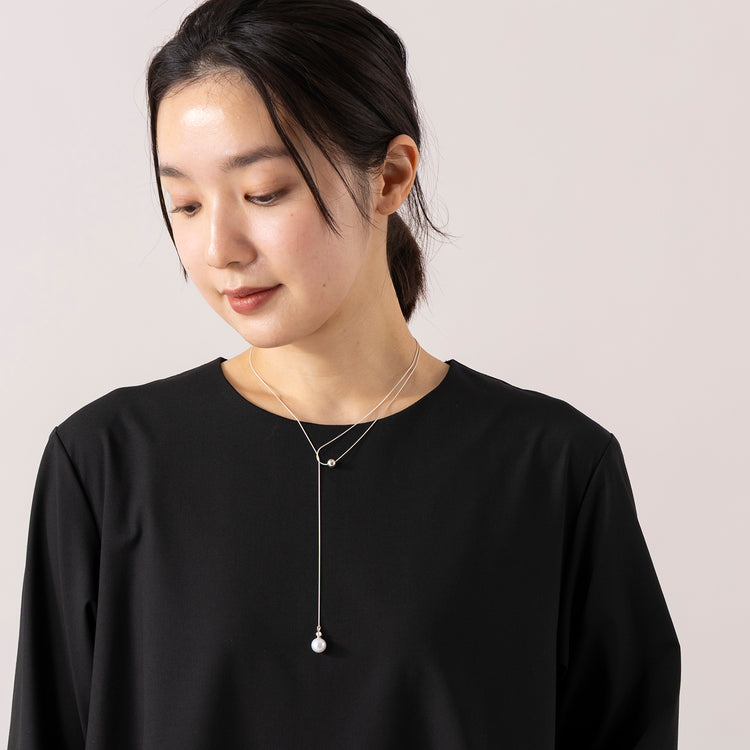 314 | サンイチヨン　スライドパールネックレス