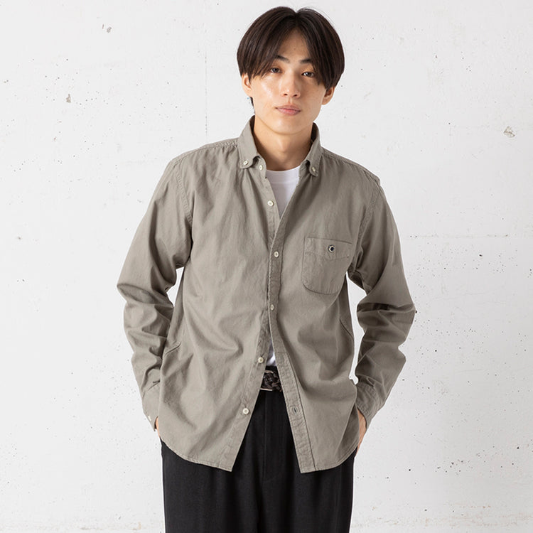 BARNS OUTFITTERS | バーンズ アウトフィッターズ　OX REGULAR LS SHIRT