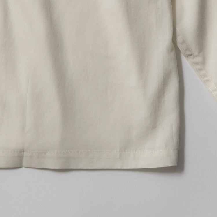 FIDELITY | フィデリティ　LOGO EMB TENCEL OPEN COLLER SHIRT