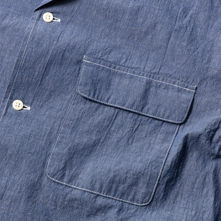 FIDELITY | フィデリティ　LINEN BLEND CHAMBRAY SHIRT
