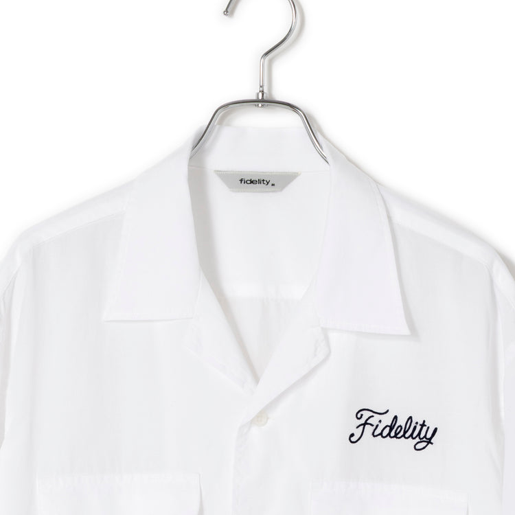 FIDELITY | フィデリティ　LOGO EMB TENCEL O/P SHIRT