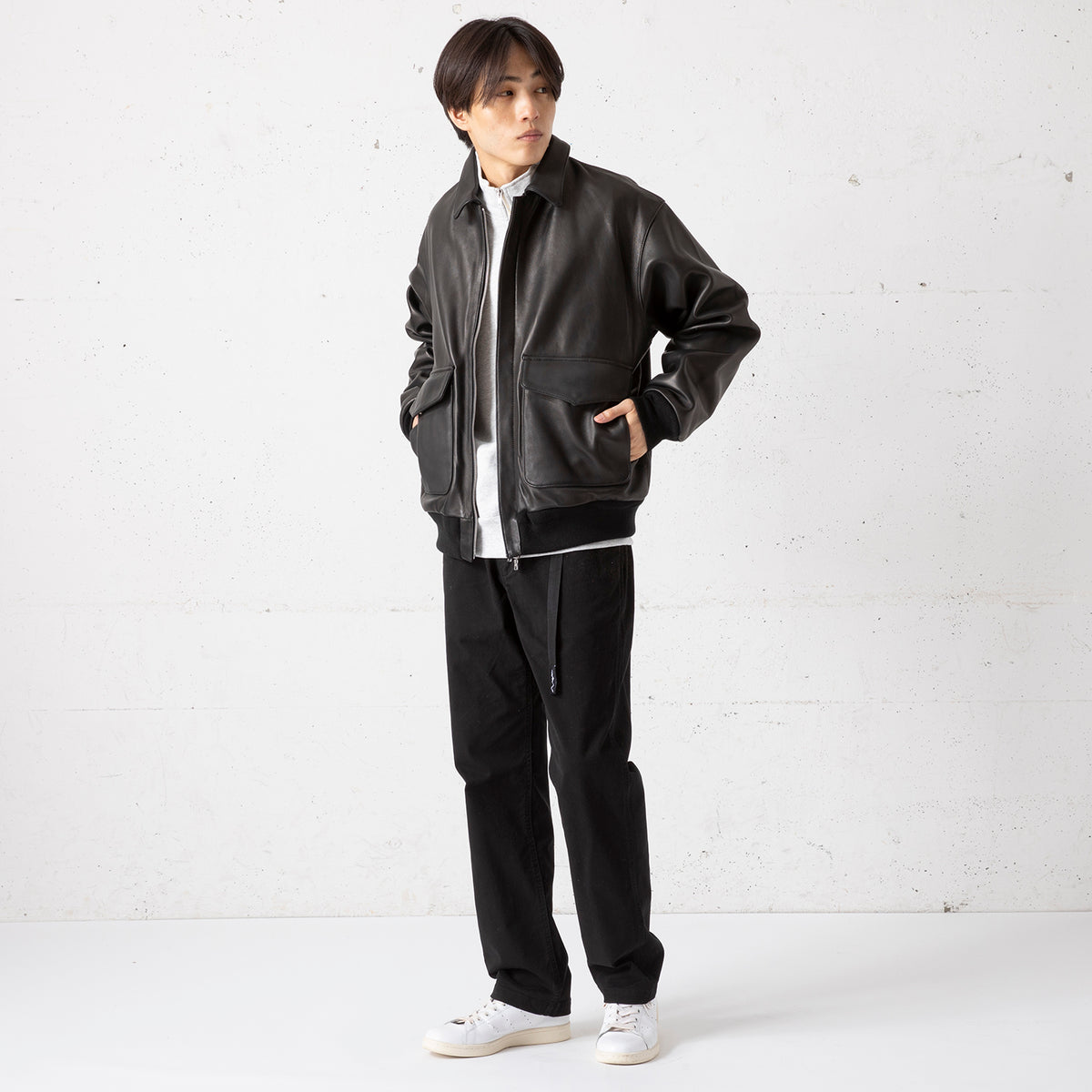 FIDELITY | フィデリティ LAMB LEATHER A-2 JKT