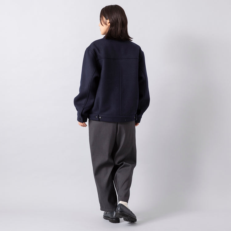 モデル身長163cm,lelillの4wayTCシャツ|HEAVENLYのTR Tuck Narrow Tapered PT|Jalan Sriwijayaのネイビービットローファー VIBRAMソール,https://market.e-begin.jp/products/ana_lel0759o_lala|https://market.e-begin.jp/products/dlt_hvr0687r_lala|https://market.e-begin.jp/products/gmt_srw1032p_lala