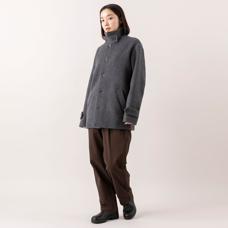 モデル身長163cm,FIDELITYのS110 DOUBLE BEAVER SINGLE PEA COAT|me.のme. embroideryT 2WAY P/O|ARCH&LINEのSTRETCH CREW PANTS|BlundstoneのORIGINALAS VEGAN|rapiécageのメタルボールチョーカー,https://market.e-begin.jp/products/smn_fdl1211s_lala|https://market.e-begin.jp/products/hpn_med1175s_lala|https://market.e-begin.jp/products/ach_ach1163s_lala|https://market.e-begin.jp/products/sed_bld0572l_lala|https://market.e-begin.jp/products/rdx_rpc0794s_lala