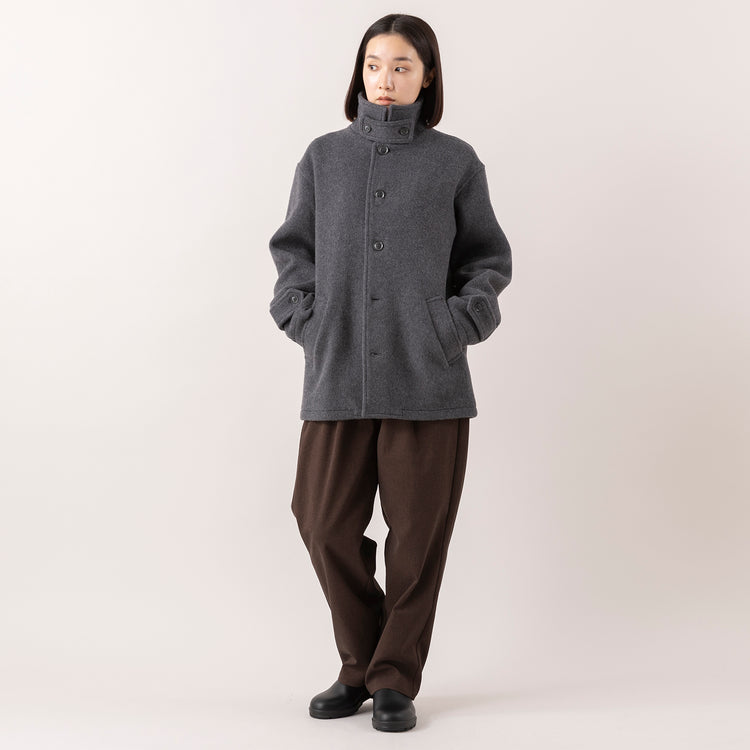 モデル身長163cm,FIDELITYのS110 DOUBLE BEAVER SINGLE PEA COAT|me.のme. embroideryT 2WAY P/O|ARCH&LINEのSTRETCH CREW PANTS|BlundstoneのORIGINALAS VEGAN|rapiécageのメタルボールチョーカー,https://market.e-begin.jp/products/smn_fdl1211s_lala|https://market.e-begin.jp/products/hpn_med1175s_lala|https://market.e-begin.jp/products/ach_ach1163s_lala|https://market.e-begin.jp/products/sed_bld0572l_lala|https://market.e-begin.jp/products/rdx_rpc0794s_lala