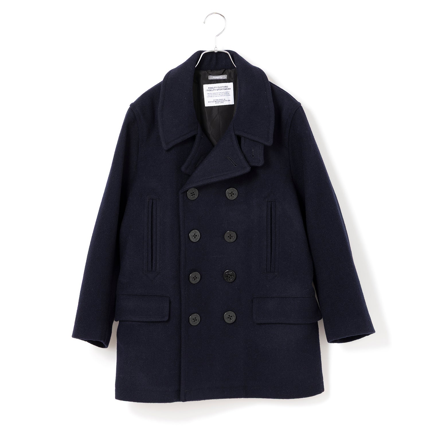 フィデリティーフーデットメルトンコート FIDELITY | フィデリティ MELTON 10B P-COAT