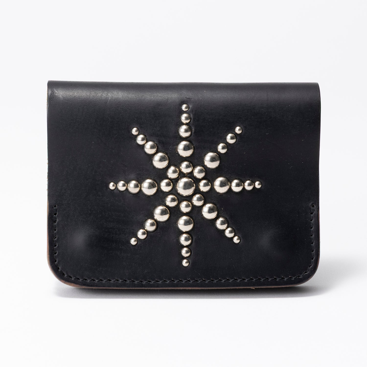 RE.ACT LEATHER WORKS | リアクトレザーワークス STUDS SHORT WALLET