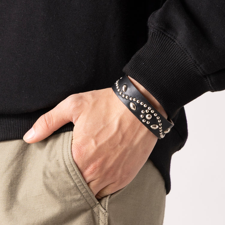 RE.ACT LEATHER WORKS | リアクトレザーワークス　STUDS THICK BRACE