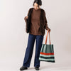 MULTITUDES | マルチチューズ　PLEATED TOTE BAG