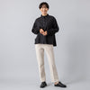 着用サイズ36 (モデル身長163cm),HeavenlyのCotton Linen Frillcollar Blouse|GLENFIELDのシャークソールビジネスサンダル,https://market.e-begin.jp/products/dlt_hvr0021r_lala|https://market.e-begin.jp/products/jal_gfd0392q_lala