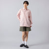 モデル身長163cm,Atelier Mont KemmelのCOTTON LINEN SHORT PANTS|Jalan Sriwijayaのネイビービットローファー VIBRAMソール,https://market.e-begin.jp/products/sta_amk0009r_lala|https://market.e-begin.jp/products/gmt_srw1032p_lala