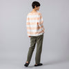 モデル身長163cm,Atelier Mont KemmelのCOTTON LINEN PANTS|GLENFIELDのシャークソールビジネスサンダル,https://market.e-begin.jp/products/sta_amk0008r_lala|https://market.e-begin.jp/products/jal_gfd0392q_lala