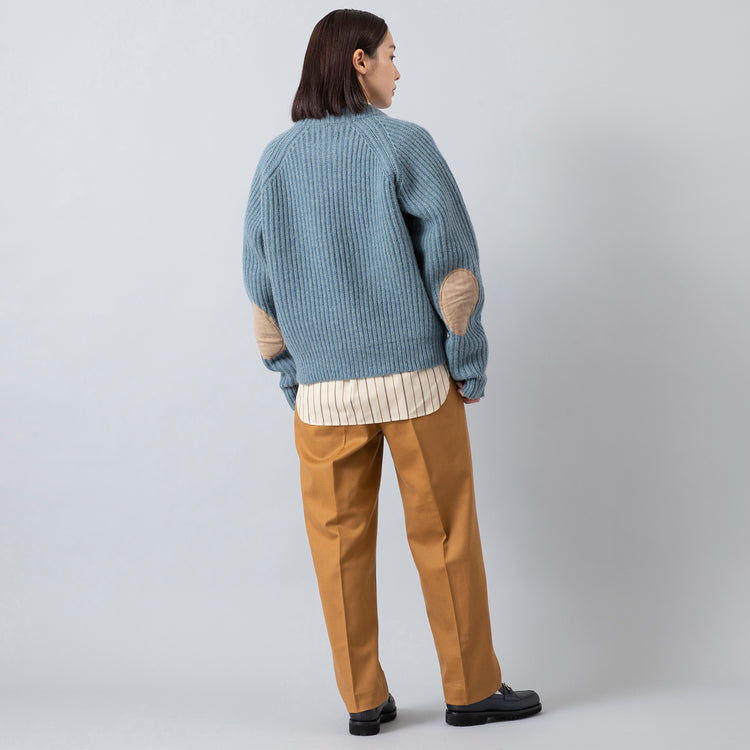 Atelier Mont Kemmel | アトリエモンケメル ELBOW PATCH KNIT