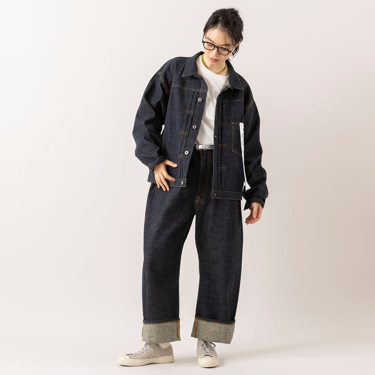 モデル身長165cm,80/40 BY SKEVEの40inch SELVEDGE DENIM JK（INDIGO）|BARNS OUTFITTERSのTUBE LS PT TEES PG|80/40 BY SKEVEの40inch SELVEDGE DENIM（INDIGO）|Moonstarのローバスケットヴィンテージグレー|rapiécageのベロアリボンチョーカーネックレス,https://market.e-begin.jp/products/sta_ske0980s_lala|https://market.e-begin.jp/products/tka_bof1020s_lala|https://market.e-begin.jp/products/sta_ske0981s_lala|https://market.e-begin.jp/products/mns_mns0286o_lala|https://market.e-begin.jp/products/rdx_rpc1017s_lala