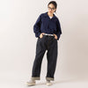 モデル身長165cm,ARMY TWILL SANFORIZEDのBrushed Plain Utility Shirt|80/40 BY SKEVEの40inch SELVEDGE DENIM（INDIGO）|Moonstarのローバスケットヴィンテージグレー,https://market.e-begin.jp/products/mul_amt1063s_lala|https://market.e-begin.jp/products/sta_ske0981s_lala|https://market.e-begin.jp/products/mns_mns0286o_lala