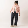 モデル身長165cm,HealthknitのThermal King Raschel Honeycomb Crew Cardigan L/S|80/40 BY SKEVEの40inch SELVEDGE DENIM（INDIGO）,https://market.e-begin.jp/products/she_hea1064s_lala|https://market.e-begin.jp/products/sta_ske0981s_lala