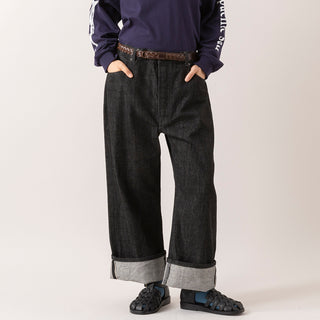 80/40 BY SKEVE | エイティーフォーティーバイスキーブ　40inch SELVEDGE DENIM（BLACK）