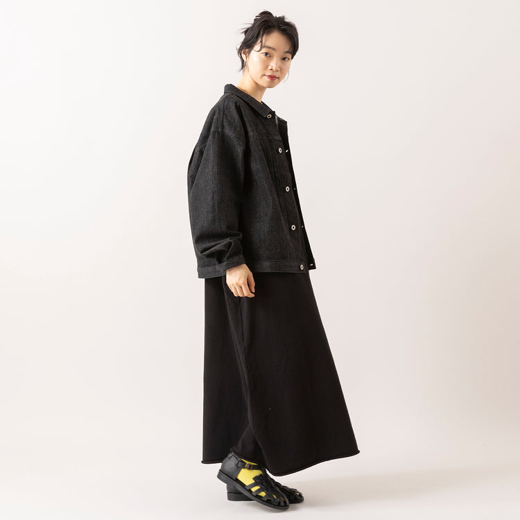 80/40 BY SKEVE | エイティーフォーティーバイスキーブ　40inch SELVEDGE DENIM JK（BLACK）