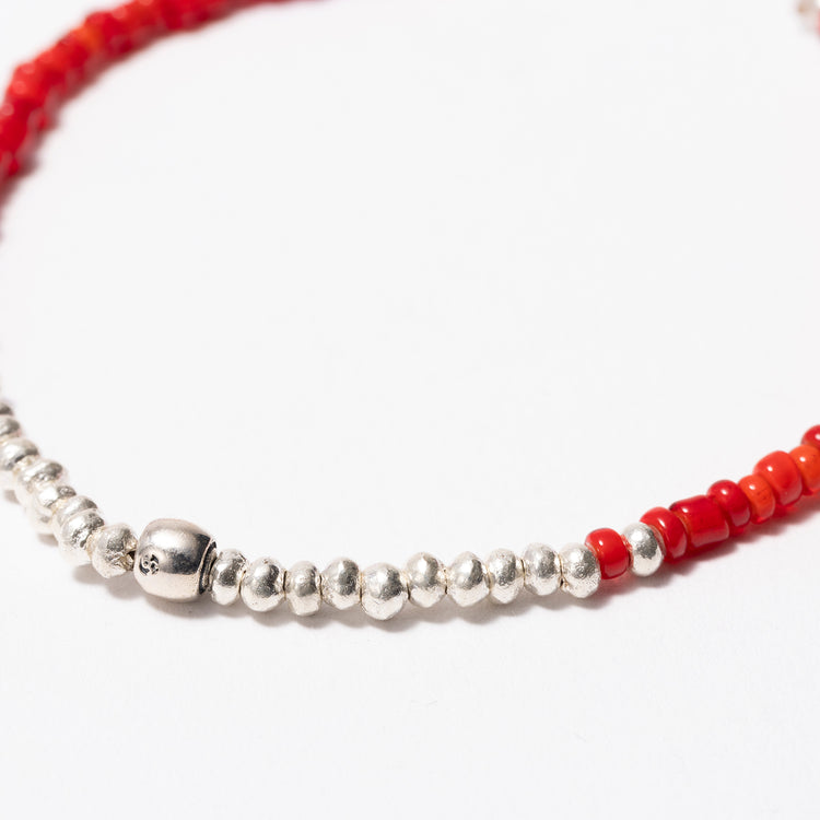 SunKu | サンク　SMALL BEADS BRACELET（RED）