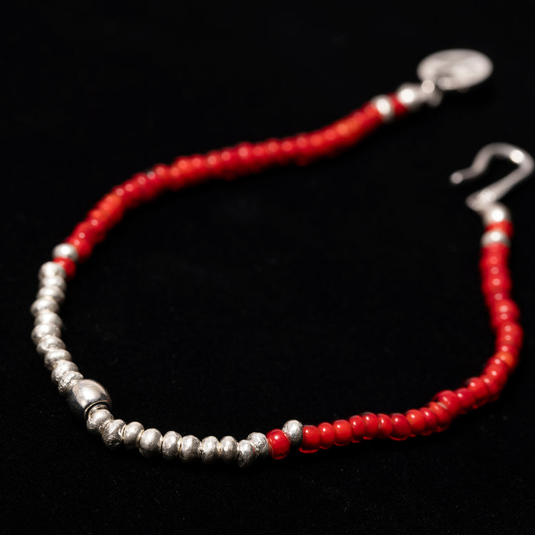 SunKu | サンク　SMALL BEADS BRACELET（RED）