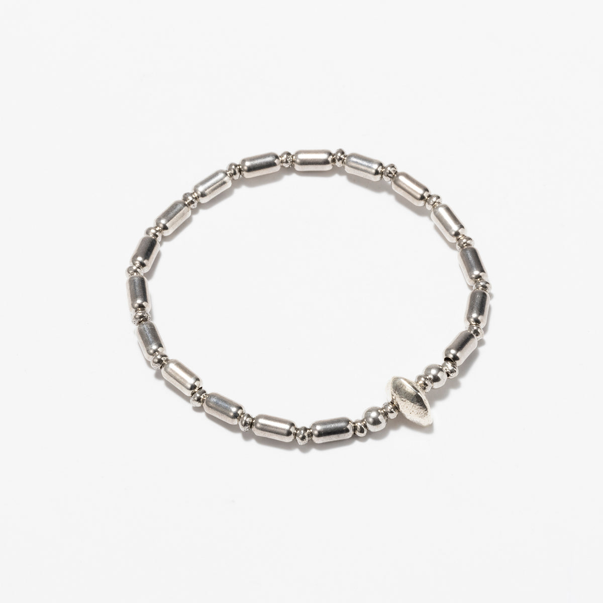 ゆうメダルサンド SunKu | サンク SV BEADS BRACELET SILVER