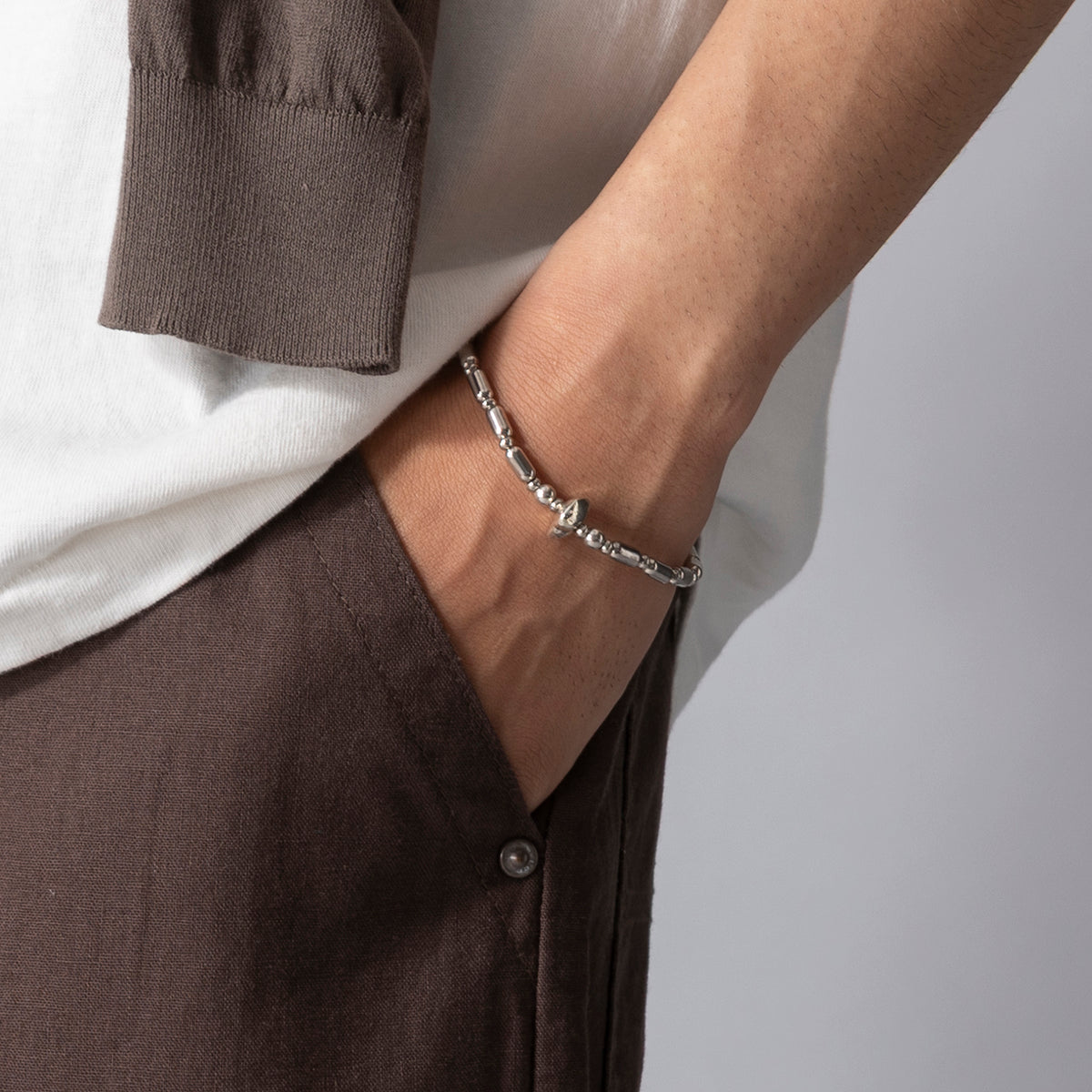 SunKu | サンク SV BEADS BRACELET SILVER