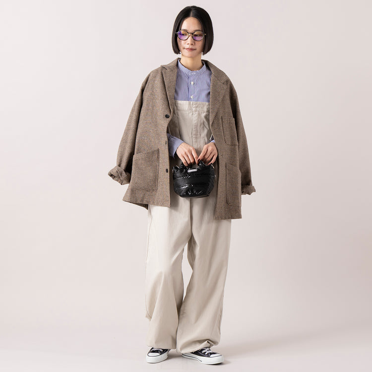 ,YARMO THE UNIFORMのチェックジャケット|MANUAL ALPHABETのBROAD BAND COLOR SHIRT|RNA-Nのワイドストレートミリタリーオーバーオール|ROOTOTEのFE.ベビールー.モ ダーンーA|LE FOONのCrown panto pc-classic,https://market.e-begin.jp/products/gra_ytu1214s_lala|https://market.e-begin.jp/products/mks_man0870j_lala|https://market.e-begin.jp/products/tky_rnn1267s_lala|https://market.e-begin.jp/products/sup_roo1256s_lala|https://market.e-begin.jp/products/lef_lef1273s_lala