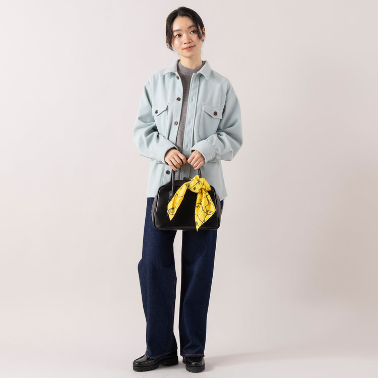 モデル身長165cm,LE MELANGEのオーバーサイズCPOジャケット|RNA-Nのアームウォーマー付きシルキーニットプルオーバー|NEEDBY heritageのLUNA|TIDEWAYのワントーンモスボストンM,https://market.e-begin.jp/products/inf_lem1276s_lala|https://market.e-begin.jp/products/tky_rnn1429s_lala|https://market.e-begin.jp/products/gsr_ndh0873s_lala|https://market.e-begin.jp/products/snk_tid0874p_lala