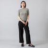 モデル身長168cm,ARCH&LINEのLINEN/RAYON EASY PANTS|GLENFIELDのシャークソールグルカサンダル,https://market.e-begin.jp/products/ach_ach0191q_lala|https://market.e-begin.jp/products/jal_gfd0391q_lala