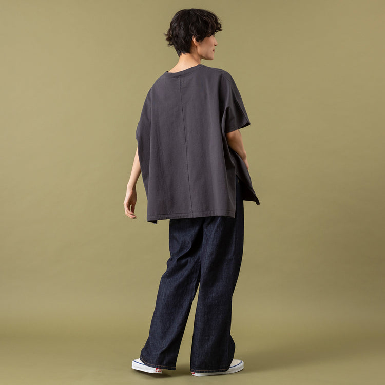 着用サイズ1 (モデル身長163cm),Healthknitのアメリカンファブリック ポンチョTシャツ,https://market.e-begin.jp/products/she_hea0968o_lala